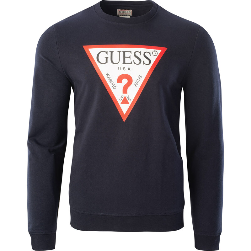 Pánská Mikina GUESS AUDLEY CN FLEECE M1RQ37K6ZS1-G7V2 – Tmavě modrá