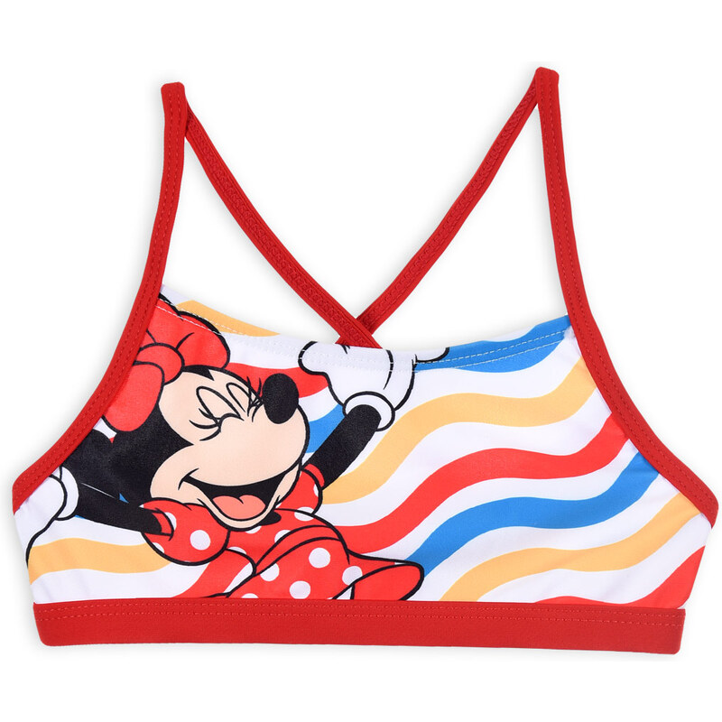 Dívčí dvoudílné plavky DISNEY MINNIE HAPPY GENERATION červené