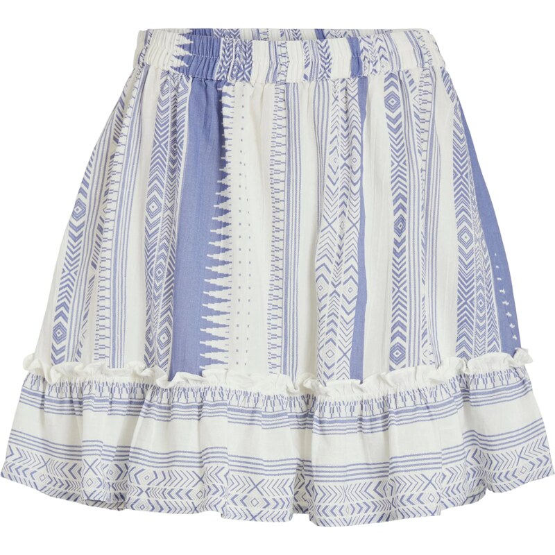 VILA Sukně TILLIE modrá / bílá