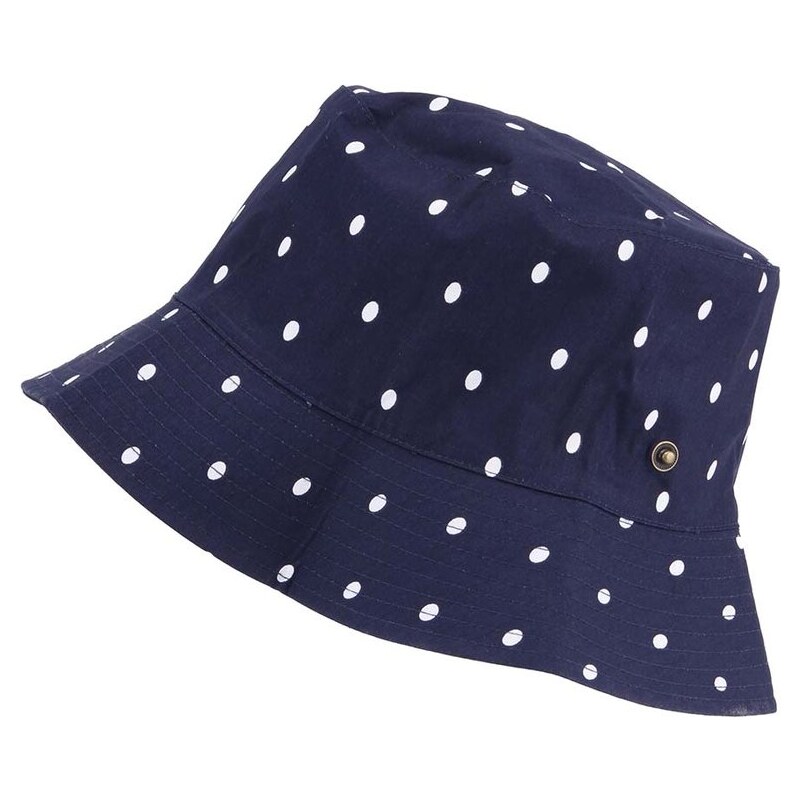 Modrý puntíkovaný klobouk do deště Tom Joule Rainy Day