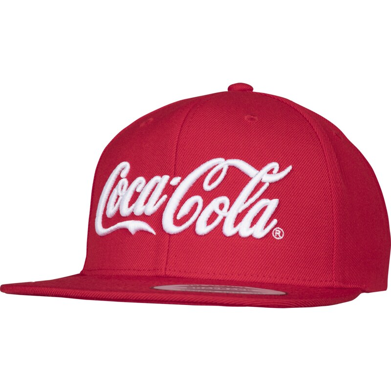Mister Tee Kšiltovka Coca-Cola ohnivá červená / bílá