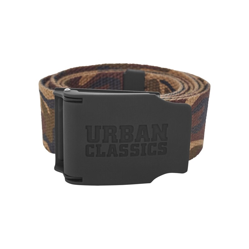 Urban Classics Opasek hnědá / khaki / černá