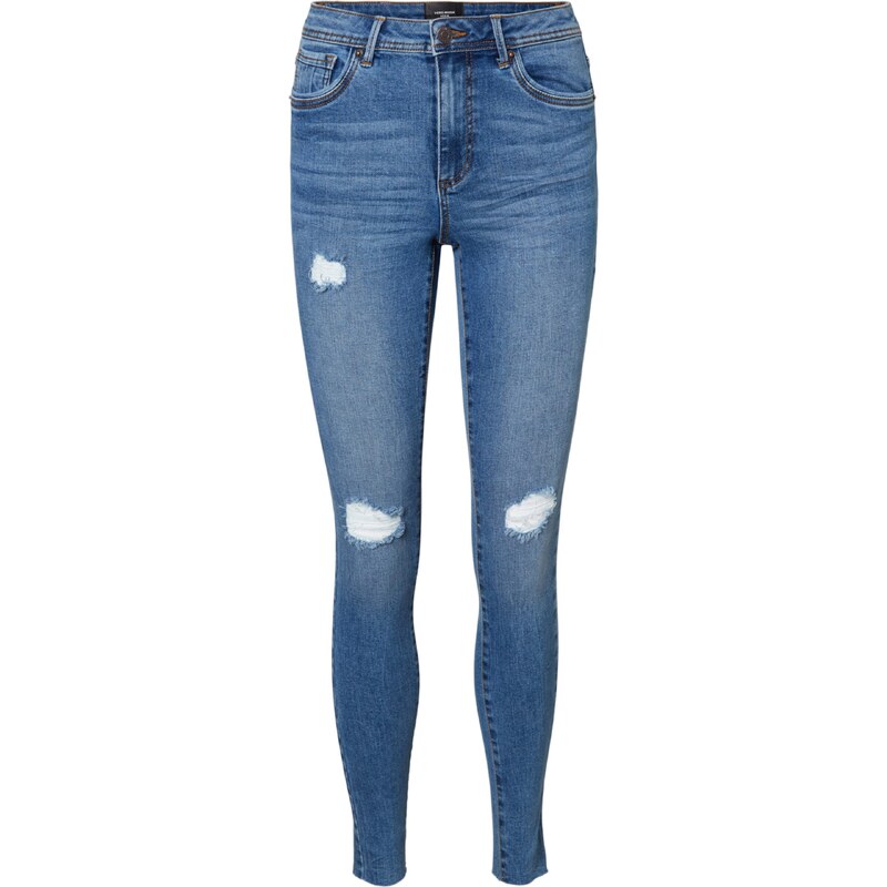 VERO MODA Džíny Tanya modrá džínovina