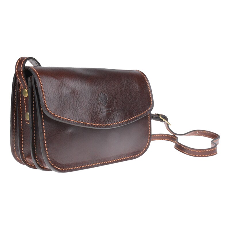 Cafe kožená italská crossbody kabelka Lona Cafe NovaKabelka.cz 37708015