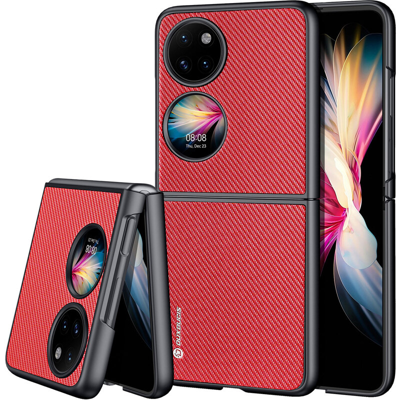 DUX DUCIS Pouzdro DUX DUCIS Skin X Series pro Huawei P50 Pocket červená