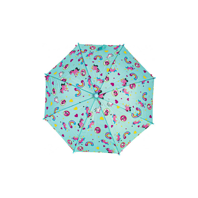 Doppler Kids Maxi Girls - dětský holový deštník, vícebarevný