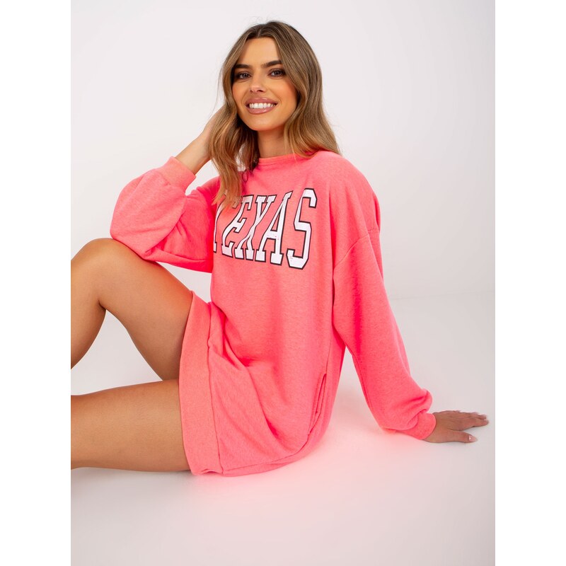 ex moda Sweatshirt-EM-BL-U719.82P-fluo pink