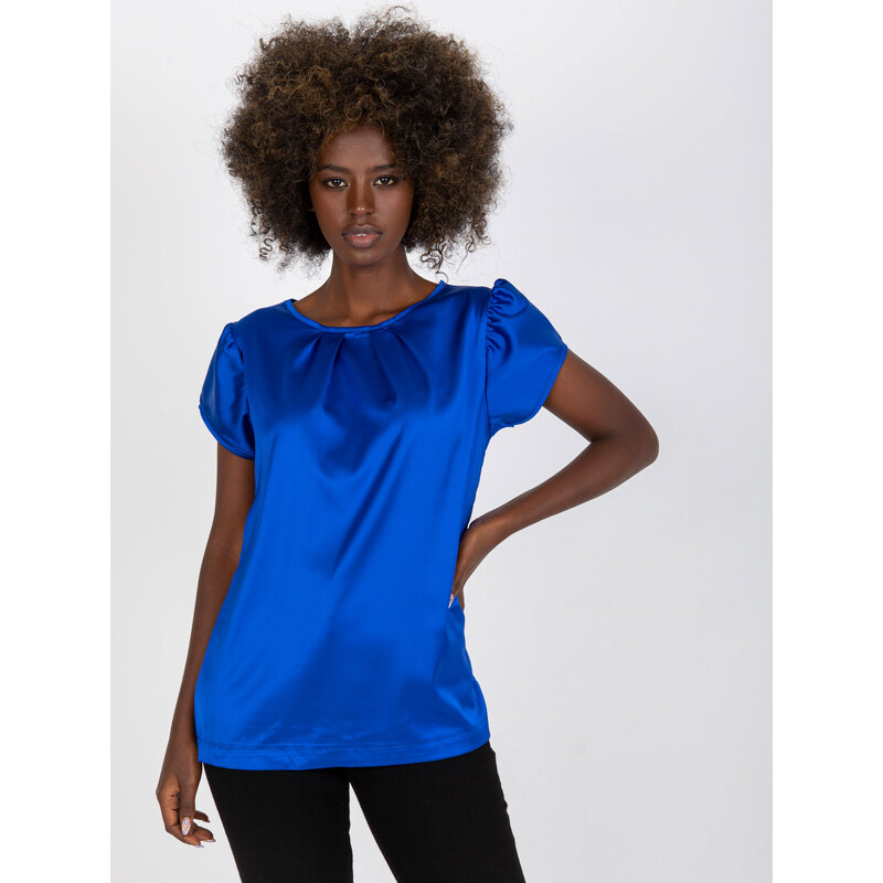 RUE PARIS Blouse-WN-BZ-2035.11P-cobalt