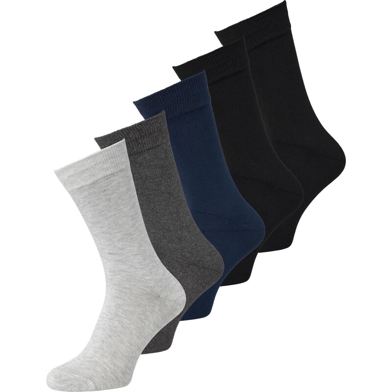 JACK & JONES Ponožky námořnická modř / šedá / černá