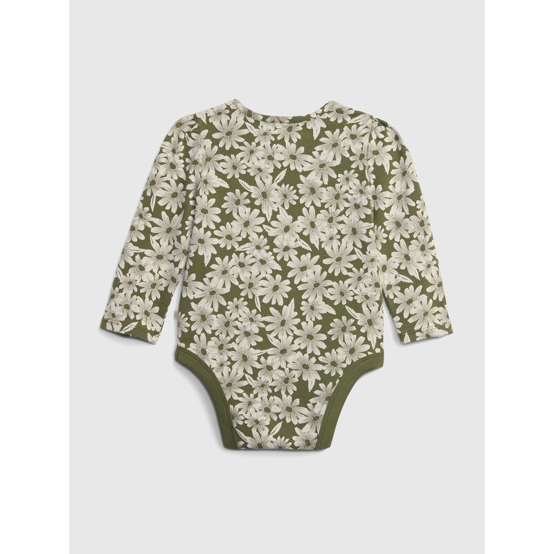 GAP Baby body organic s květy - Holky