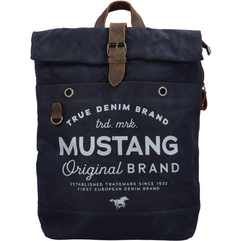 Moderní batoh tmavě modrý - Mustang Kendler tmavě modrá