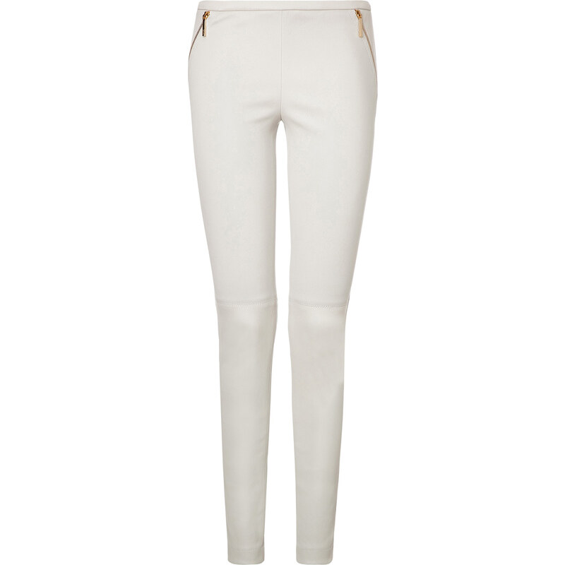 Emilio Pucci Leather Pants with Zip Pockets