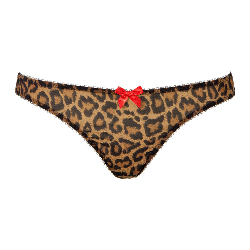 LAgent by Agent Provocateur Animal Print Leonara Thong