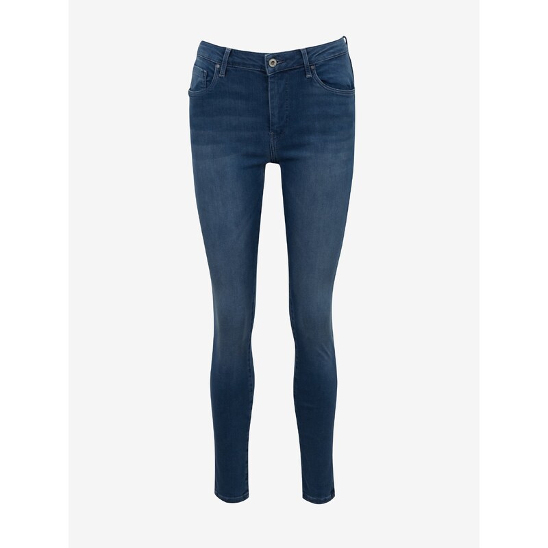 Tmavě modré dámské skinny fit džíny Pepe Jeans Regent - Dámské