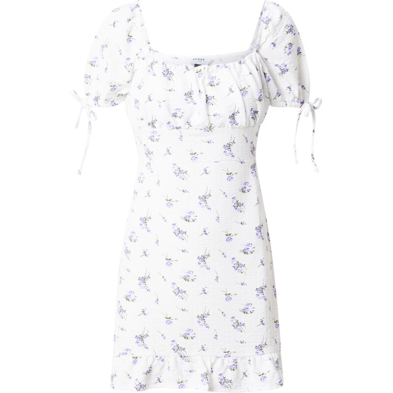 Dorothy Perkins Šaty slonová kost / trávově zelená / fialová