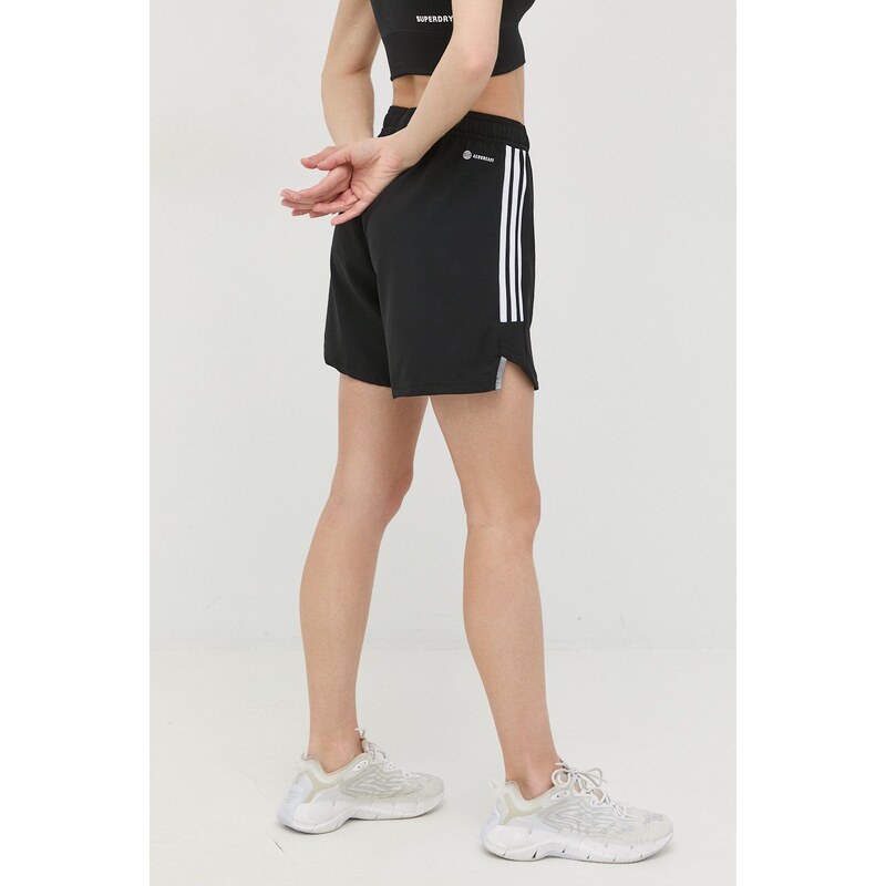 Tréninkové šortky adidas Performance Condivo 22 dámské, černá barva, s aplikací, high waist