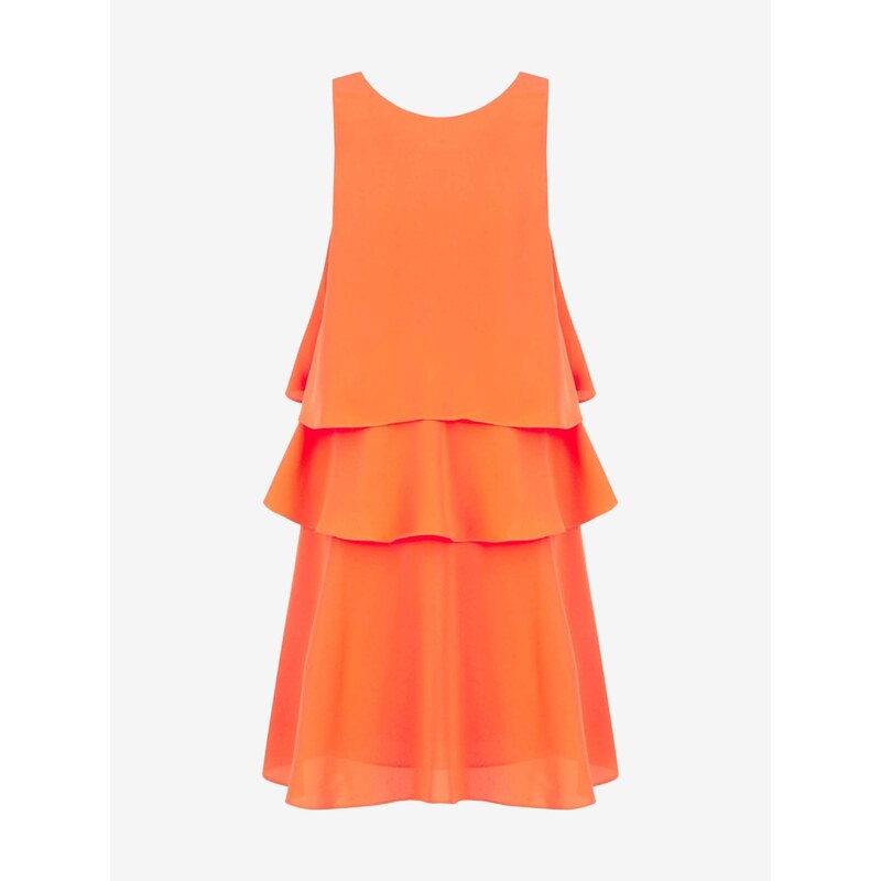 Oranžové šaty Armani Exchange - Dámské