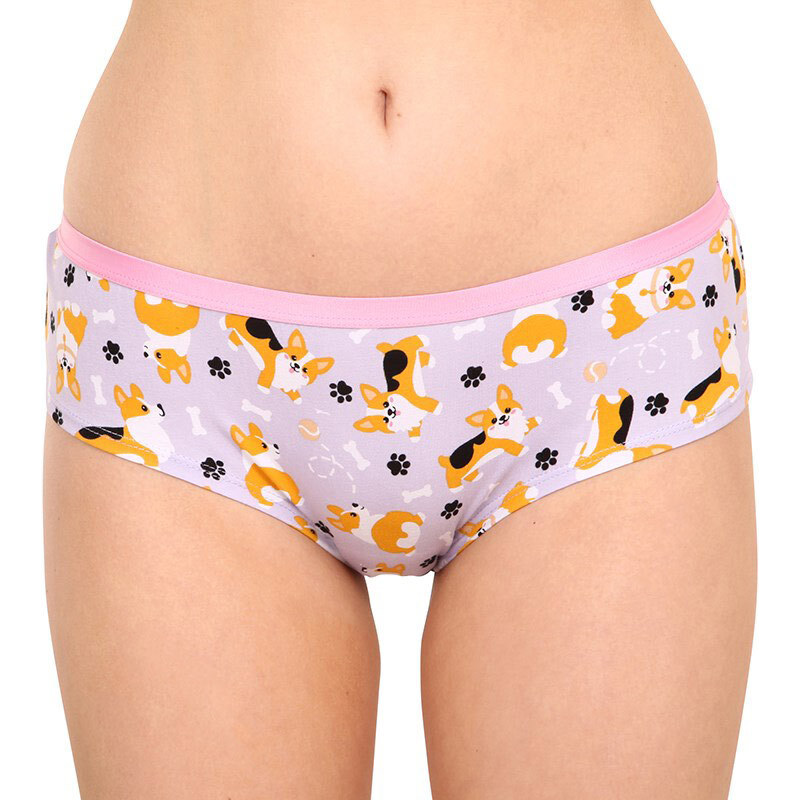 Veselé dámské kalhotky Dedoles Pes Corgi (D-W-UN-HB-C-C-241) 70019943