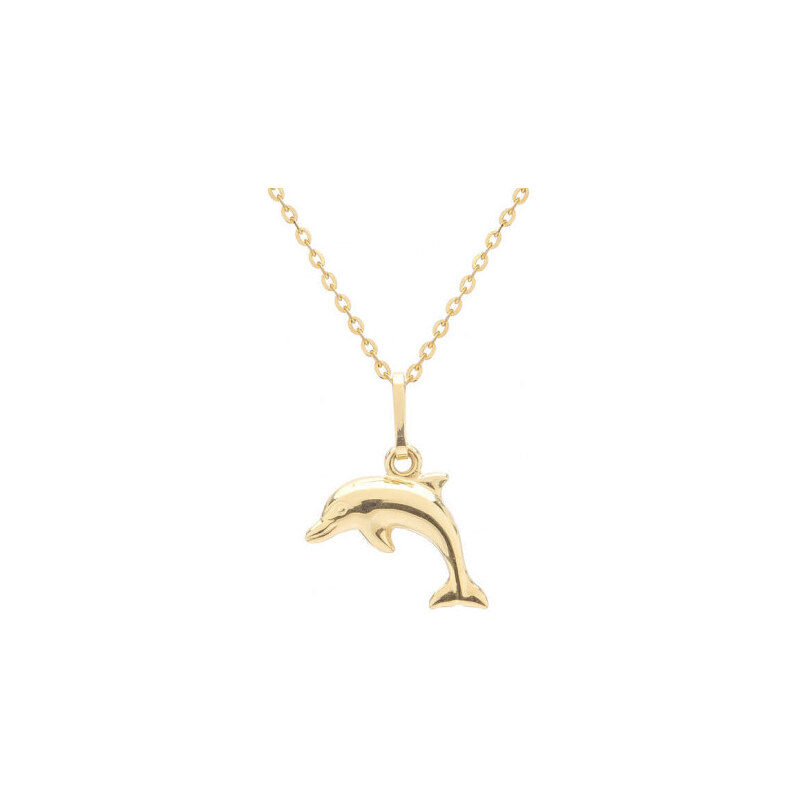PRIMOSSA Přívěsek ze žlutého zlata - Delfín
