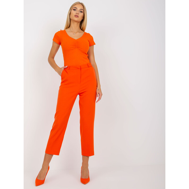 RUE PARIS Pants-TO-SP-18154.10X-orange 107095109