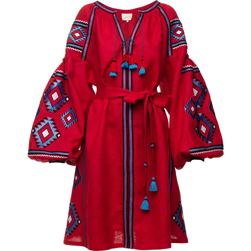 Sleeping Gypsy Šaty Aztec Red