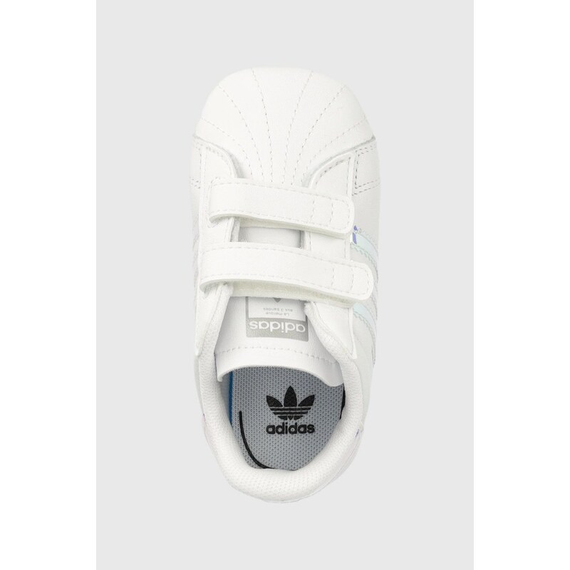 Dětské sneakers boty adidas Originals Superstar bílá barva