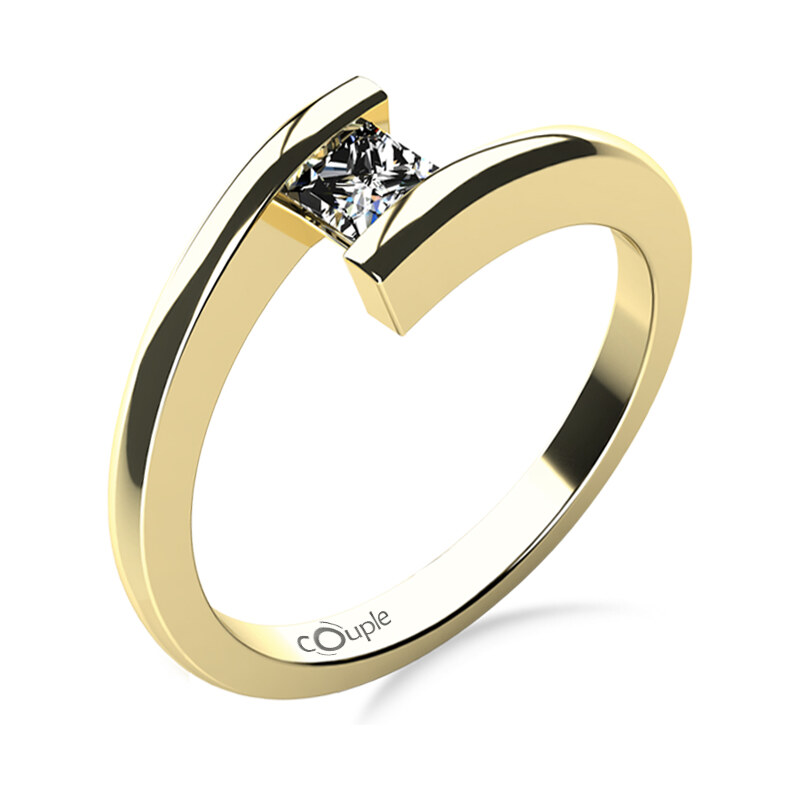 Couple Zlatý dámský prsten Luise 5210035 Velikost prstenu: 50
