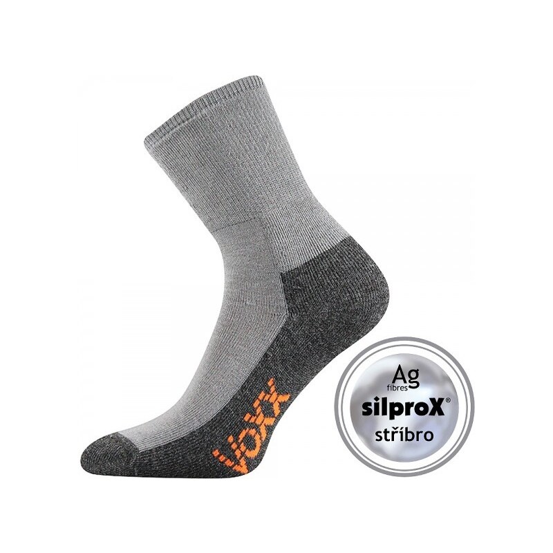 SILO sportovní antibakteriální ponožky se stříbrem VoXX