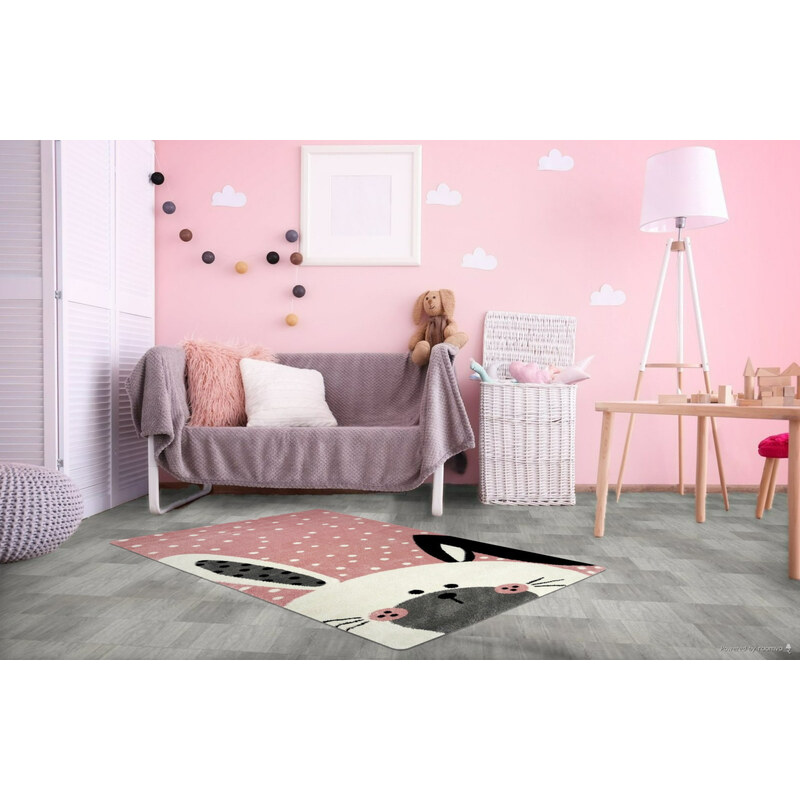 Vopi koberce Dětský koberec Kiddo F0131 pink - 80x150 cm