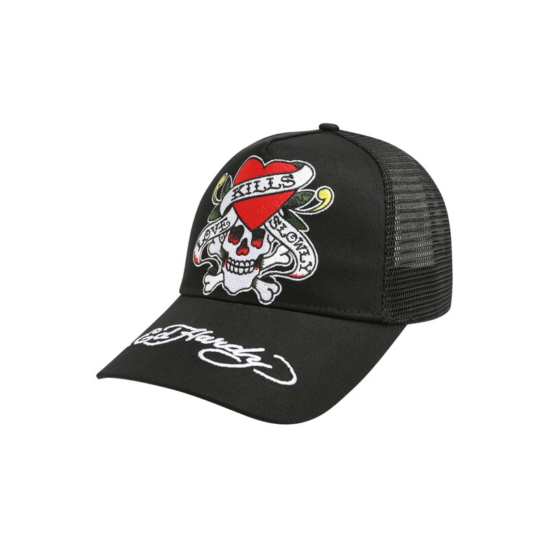 Ed Hardy Kšiltovka Twill žlutá / červená / černá / bílá