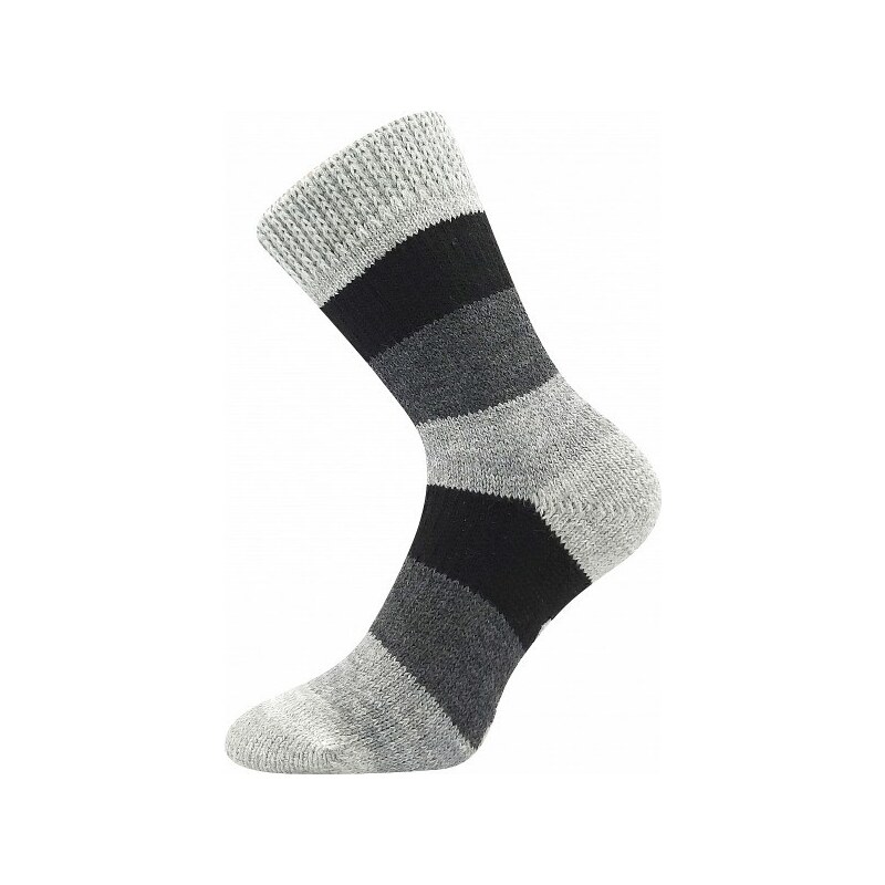 SPACÍ FUN ponožky extra teplé Boma - PRUH