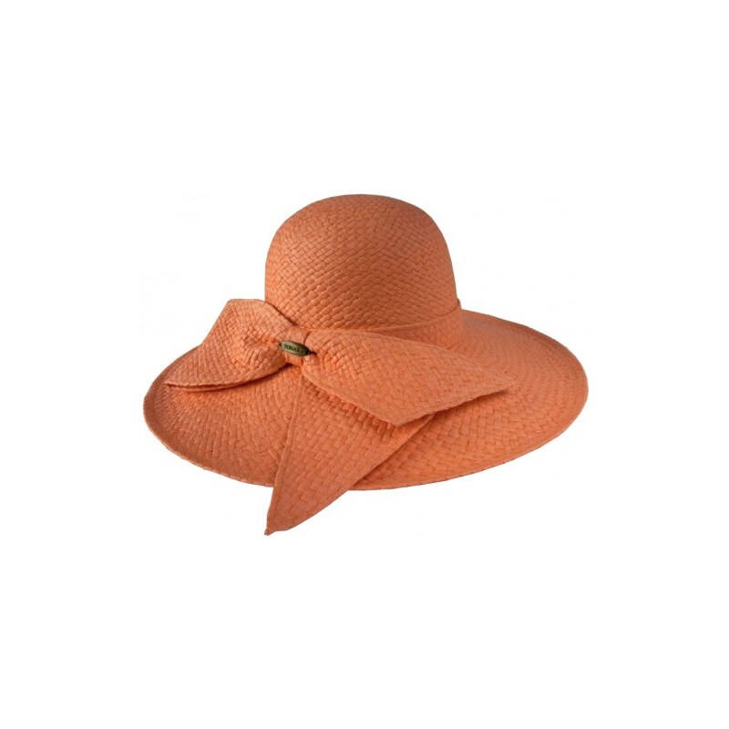 Tonak Dámský slaměný klobouk - oranžový 30348-G66 AKCE