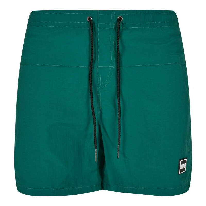 Pánské koupací kraťasy Urban Classics Block Swim Shorts - green