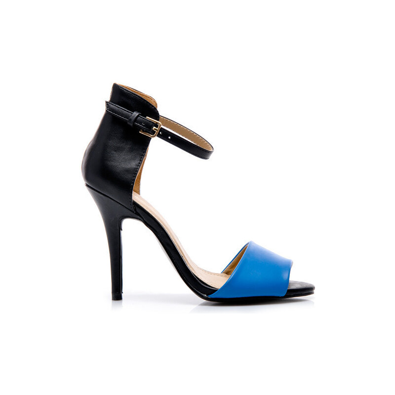 VICES Černo-modré stylové sandály