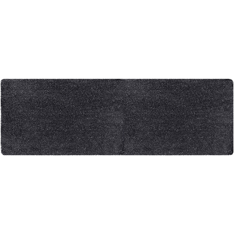 Hanse Home Collection koberce Rohožka Clean & Go 105350 Black Anthracite – na ven i na doma - 50x150 cm