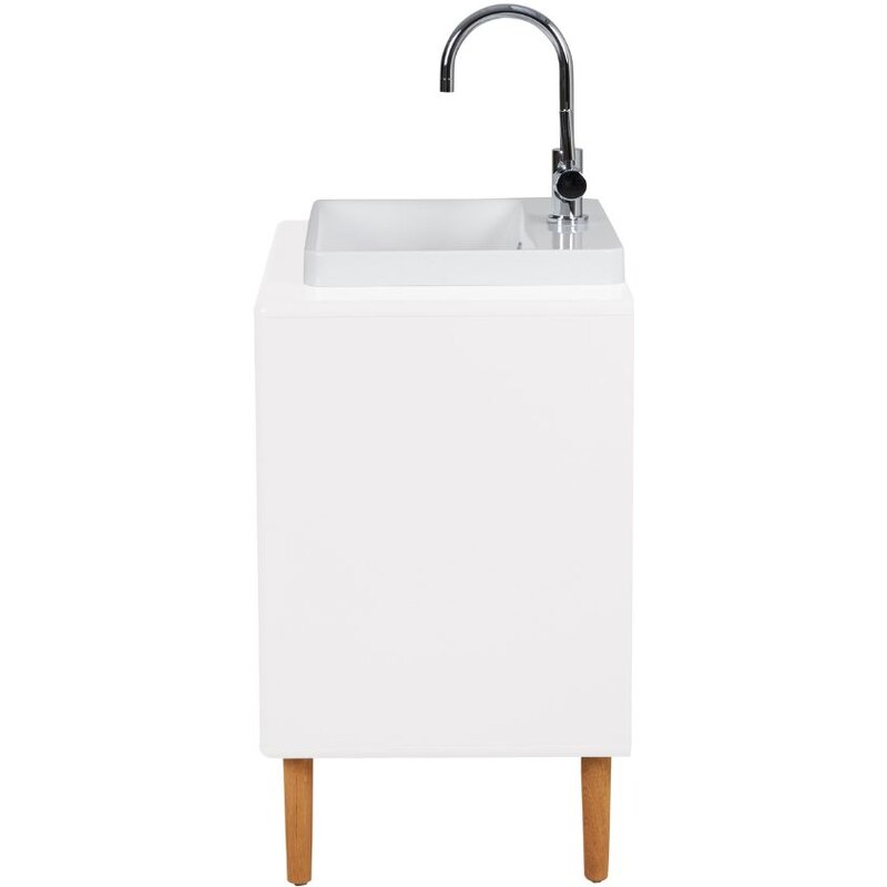 Bílá lakovaná umyvadlová skříňka Tom Tailor Color Bath II. 62 x 80 cm s umyvadlem