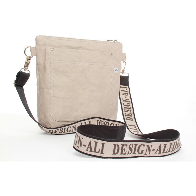 Design Ali Crossbody kabelka Klára 035 z pratelného papíru