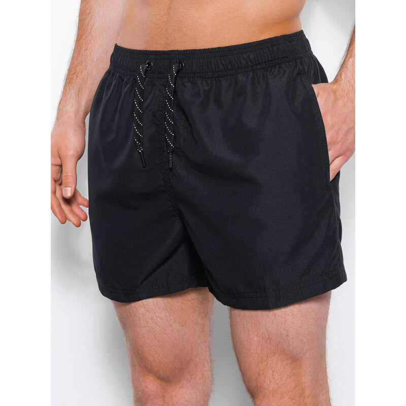 Ombre Clothing Pánské koupací šortky - černá W318
