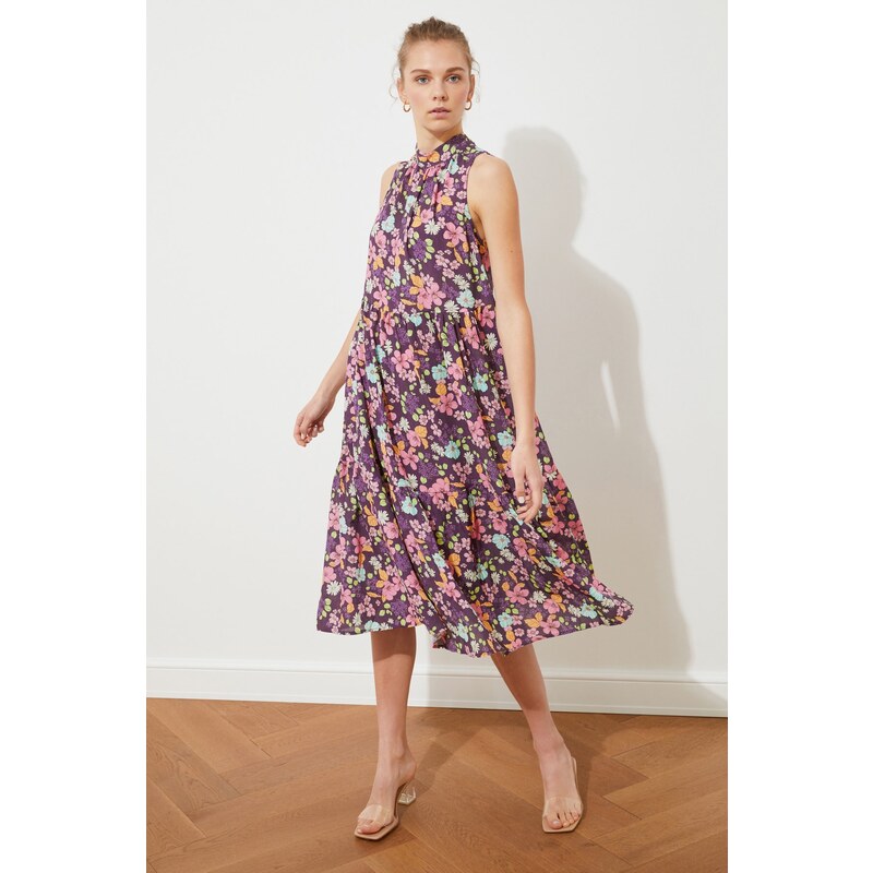 Dámské šaty Trendyol Multi-color patterned 107258241