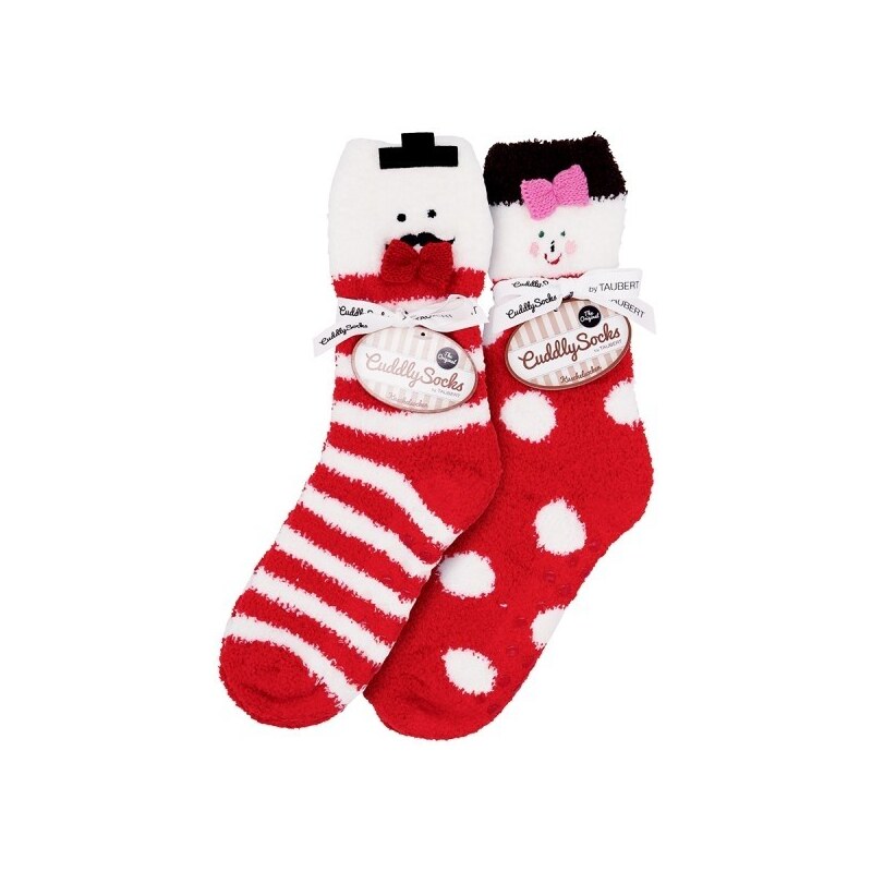 Dámské dárkové spací protiskluzové vánoční ponožky Taubert UNI