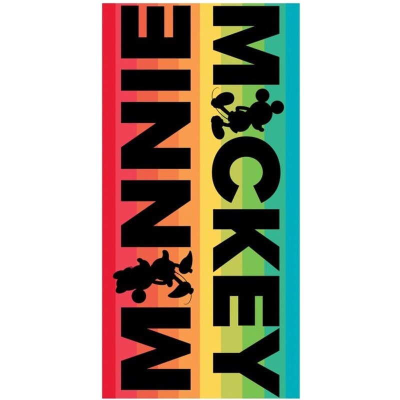 Carbotex Plážová osuška Mickey / Minnie Mouse - Disney