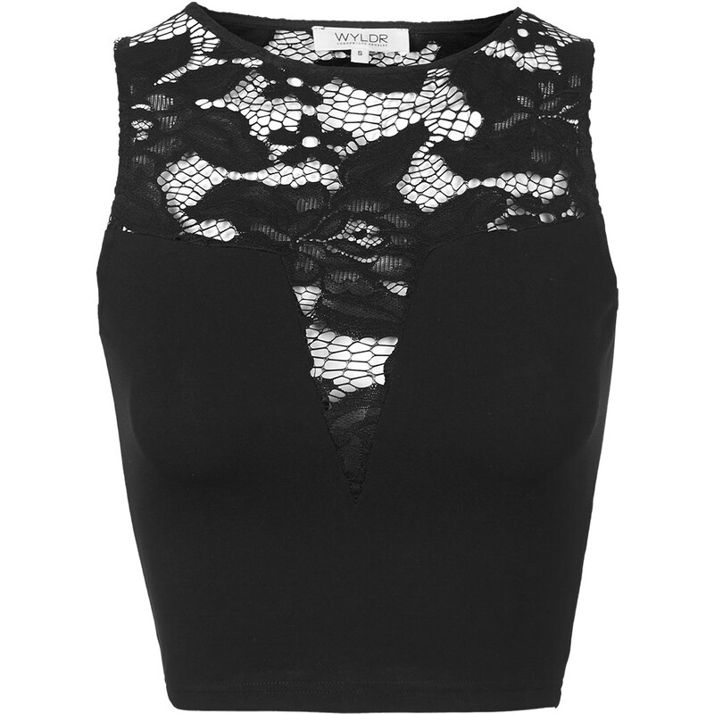 Topshop **Lace Crop Top by WYLDR