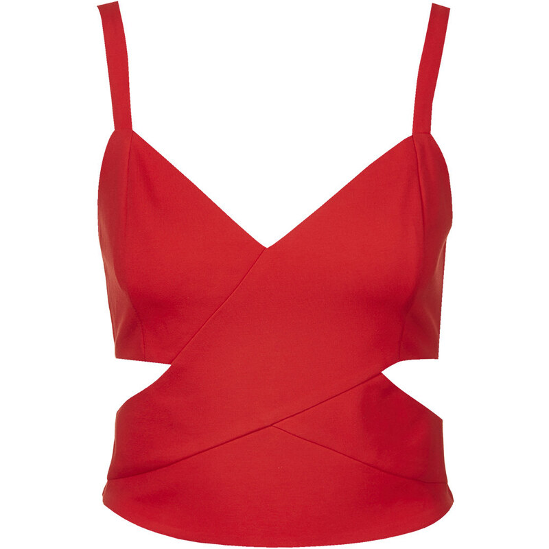 Topshop **Cut-Out Crop Top by WYLDR