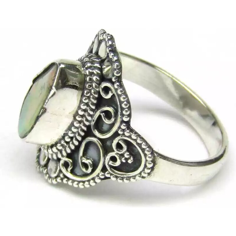 AutorskeSperky.com - Stříbrný prsten s opálem - S6623