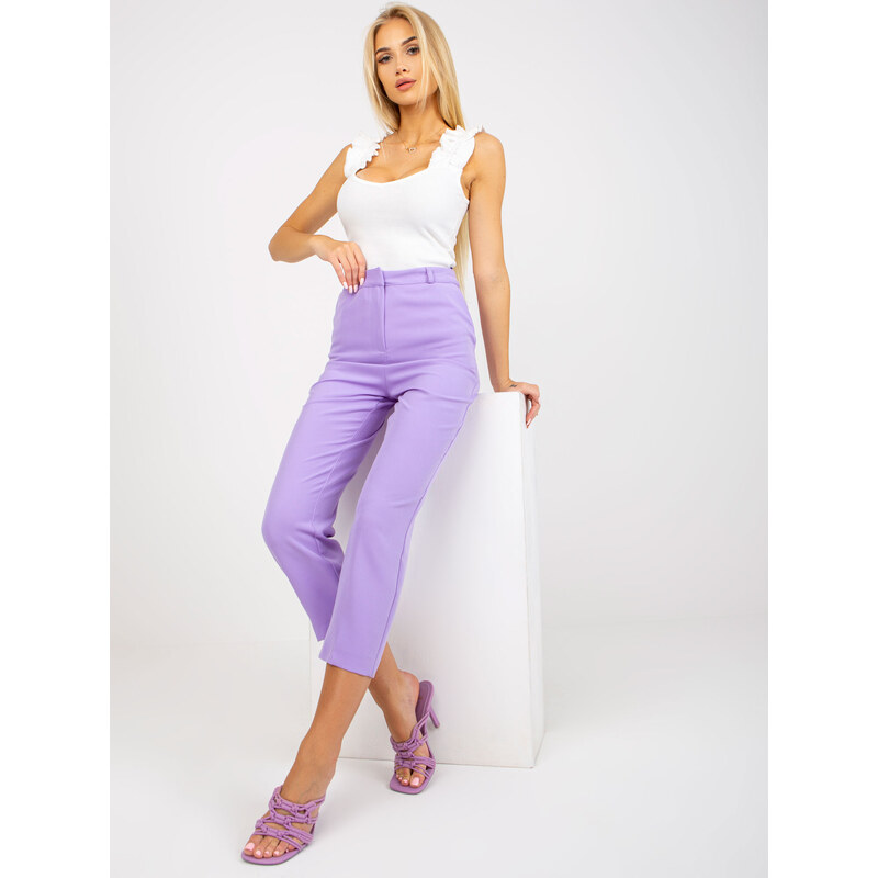 RUE PARIS Pants-TO-SP-18154.10X-light purple 107095231