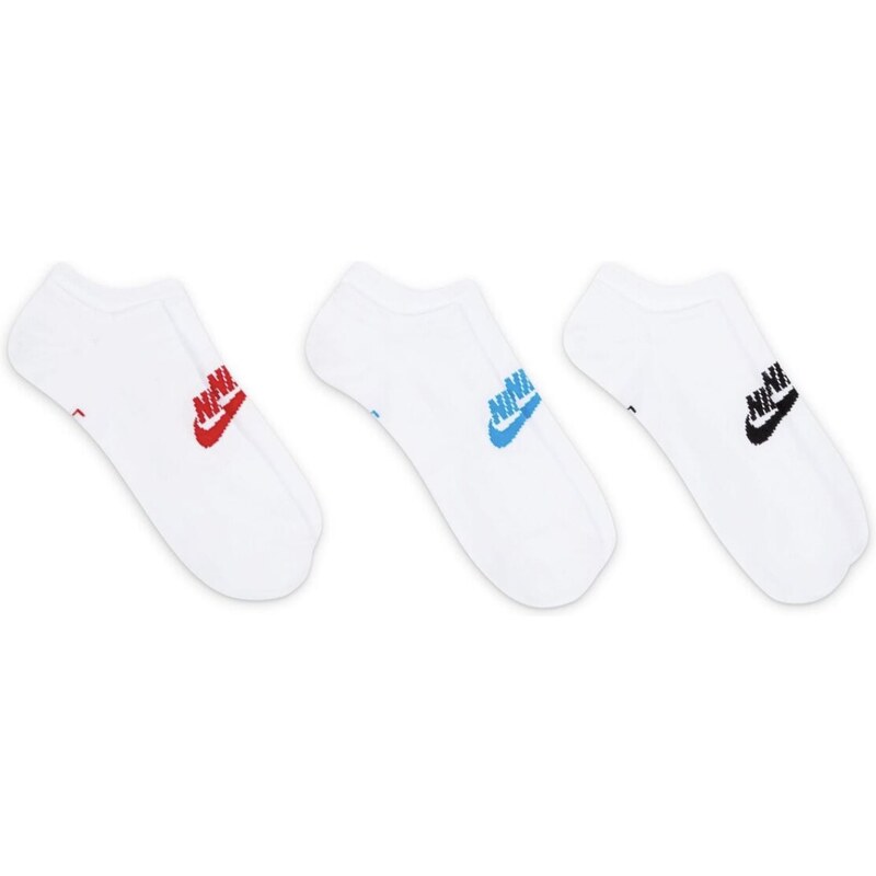 NIKE DRI FIT SOCK 3pp white/black