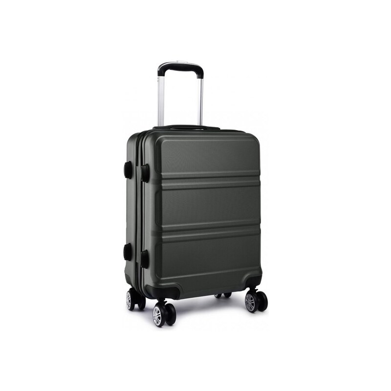 KONO Cestovní kufr - Ariel, na kolečkách cestovní, střední, šedý