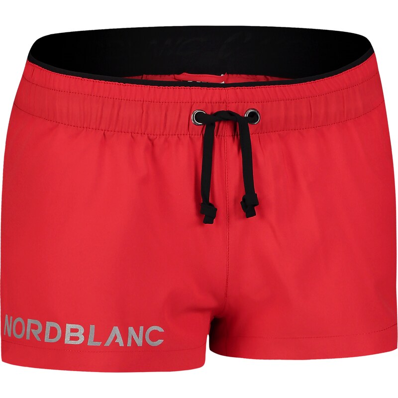 Nordblanc Červené dámské šortky na běhání SKIP