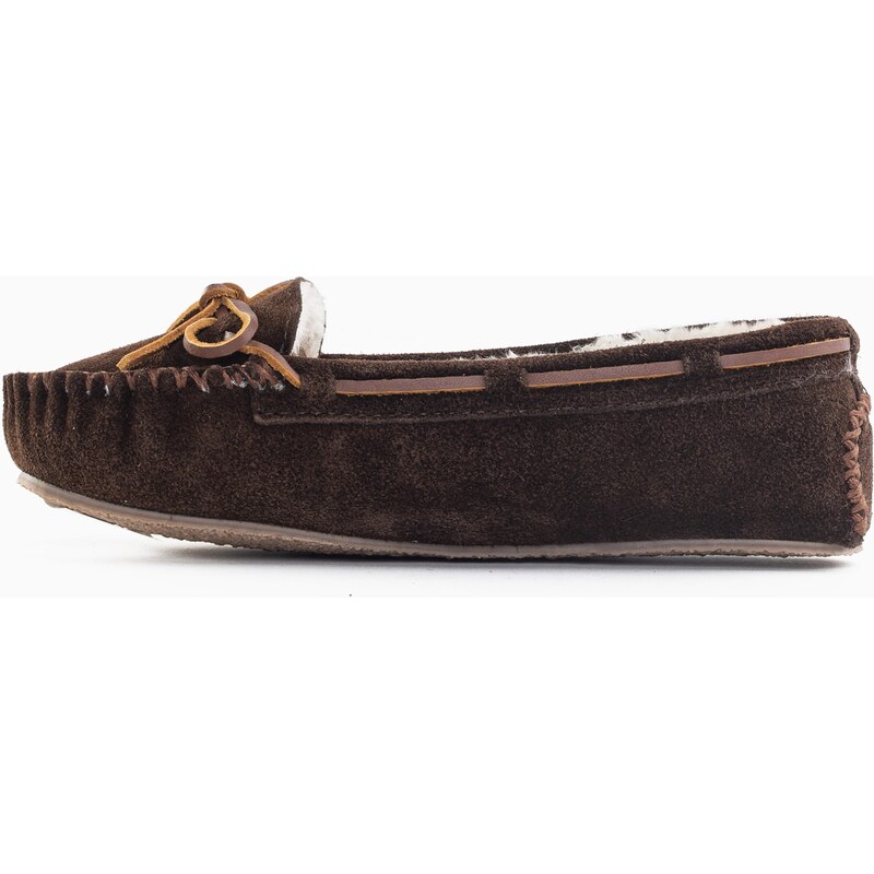 Minnetonka Pantofle Cally koňaková / světle hnědá 113003709
