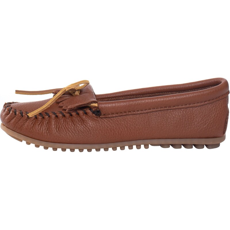 Minnetonka Mokasíny Deerskin Kilty karamelová / světle hnědá